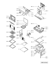 Схема №1 AKP 619 AKP 619/WH с изображением Кнопка для плиты (духовки) Whirlpool 481941129003