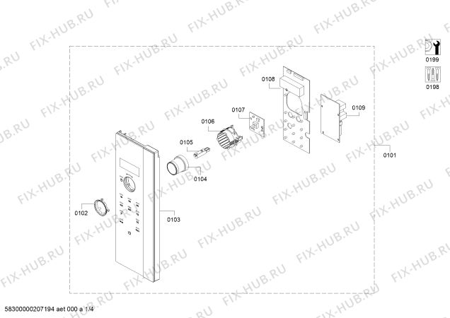 Схема №1 HLAWD53N0 с изображением Дверь для микроволновой печи Bosch 11026838