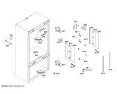 Схема №2 T36IT71NNP с изображением Монтажный набор для холодильной камеры Bosch 00678985