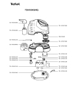 Схема №1 BH4391A0/4Q0 с изображением Микромодуль для электровесов Tefal TS-07005220