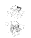 Схема №1 AWG 5052/M с изображением Рукоятка для стиральной машины Whirlpool 480111103435