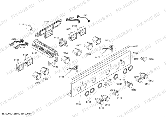 Схема №2 HL654200X с изображением Инструкция по эксплуатации для электропечи Siemens 00604322