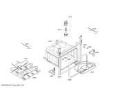 Схема №1 HBA10B450E Horno bosch indep.convenc.inox s/reloj с изображением Передняя часть корпуса для плиты (духовки) Bosch 00673283