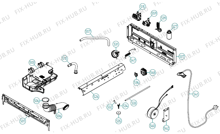 Схема №1 WMC 64 P SE   -Stainless (416981, WM70.C) с изображением Криостат для стиралки Gorenje 502410