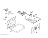 Схема №2 CF12450 с изображением Панель управления для электропечи Bosch 00667904