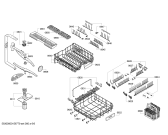 Схема №1 SMI65M56EU с изображением Набор кнопок для посудомоечной машины Bosch 00621621