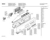 Схема №1 SGI49A57 Silence comfort с изображением Передняя панель для посудомойки Bosch 00434784