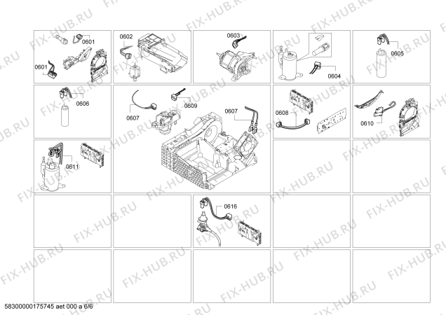 Схема №2 WT47Y701FG iQ800 SelfCleaning Condenser с изображением Модуль управления, запрограммированный для электросушки Siemens 00633704