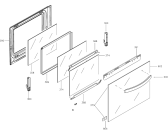 Схема №2 BP8960S (159169, B600PIRO) с изображением Панель для духового шкафа Gorenje 227576