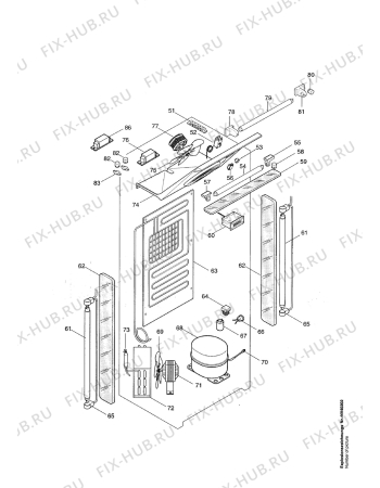 Взрыв-схема холодильника Carrier V403/403-PEPSI - Схема узла Electrical equipment