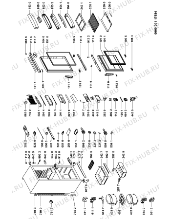 Схема №1 ART 909/G с изображением Модуль (плата) управления для холодильника Whirlpool 481921478606