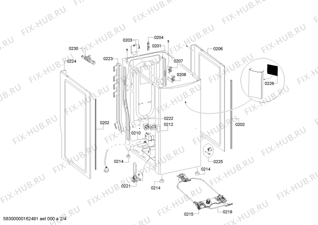 Схема №1 WP12T350SN T12.35 с изображением Наклейка для стиралки Siemens 00607276