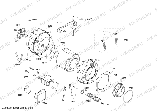 Схема №1 WFR3250EU Maxx Comfort WFR3250 с изображением Панель управления для стиралки Bosch 00432674