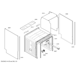 Схема №3 SGS30E12EU EasyStar с изображением Передняя панель для посудомоечной машины Bosch 00433956