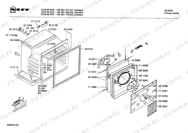 Схема №1 195301236 1344.11LHCS с изображением Уплотнитель для электропечи Bosch 00083045