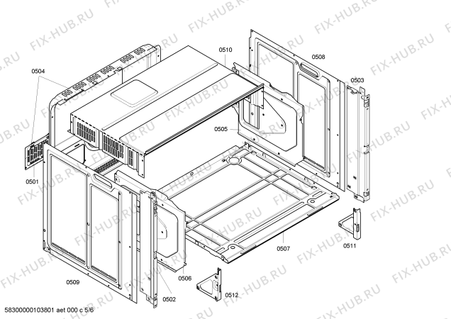 Схема №2 HB76L550B с изображением Фронтальное стекло для плиты (духовки) Siemens 00473672