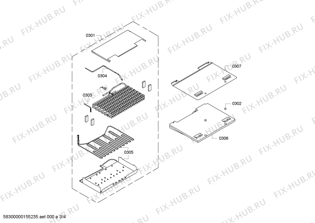 Схема №1 3FFB3715 с изображением Контейнер для холодильника Bosch 00685118