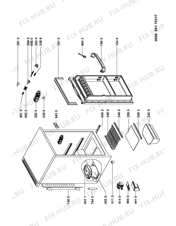 Схема №1 ARC01402 (F091174) с изображением Руководство для холодильника Indesit C00346266