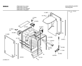 Схема №1 SRI56A02 с изображением Вкладыш в панель для посудомоечной машины Bosch 00365816