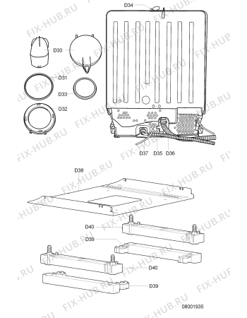 Схема №2 GS 4996 G/BL с изображением Винт для посудомоечной машины Whirlpool 481241618295
