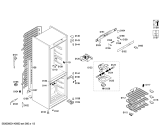 Схема №1 3KEB5601 с изображением Дверь морозильной камеры для холодильника Bosch 00683423