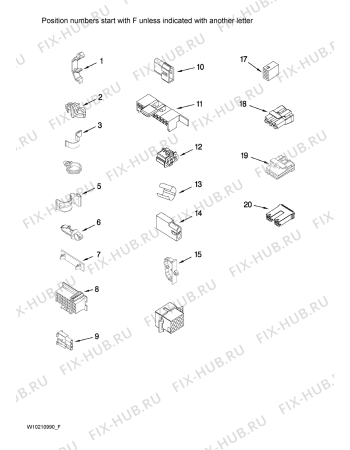 Схема №4 NTW4500VQ0 с изображением Проводка для стиралки Whirlpool 480110100799