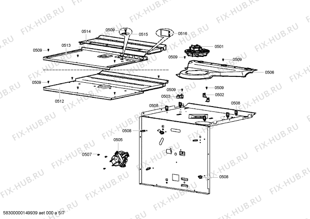 Схема №2 HB5305Z1C с изображением Кнопка для плиты (духовки) Siemens 00616575