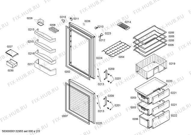 Схема №1 KG36VX42 с изображением Компрессор для холодильника Bosch 00144351