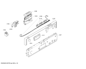 Схема №1 CG441V5 с изображением Передняя панель для посудомойки Bosch 00709564