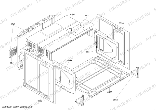 Схема №1 P1HEB89060 с изображением Панель управления для плиты (духовки) Bosch 00661723