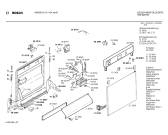 Схема №1 SMS2012 с изображением Передняя панель для электропосудомоечной машины Bosch 00295089