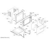 Схема №1 HBB537BS0 с изображением Панель для электропечи Bosch 11024776