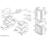 Схема №2 3KF6762XE Balay с изображением Дверь для холодильной камеры Bosch 00718671