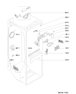 Схема №1 MSZ 902 DF/HA с изображением Элемент корпуса для холодильной камеры Whirlpool 480132101458