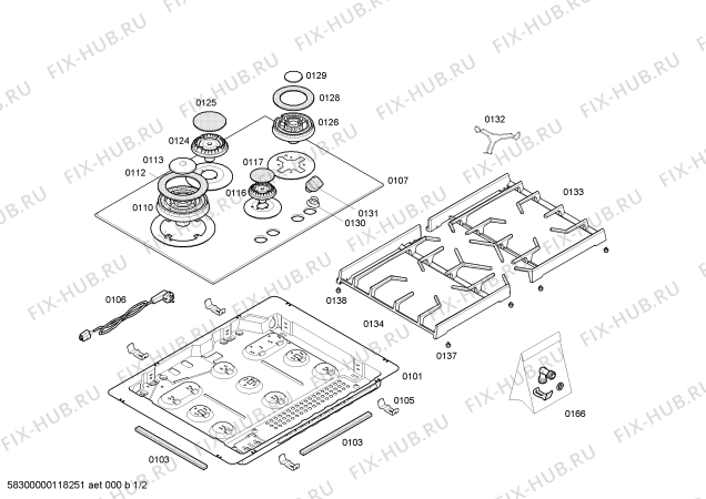 Схема №1 CG270110F с изображением Распылитель Bosch 00605315