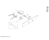 Схема №1 HBA20B150 с изображением Панель управления для плиты (духовки) Bosch 00670403