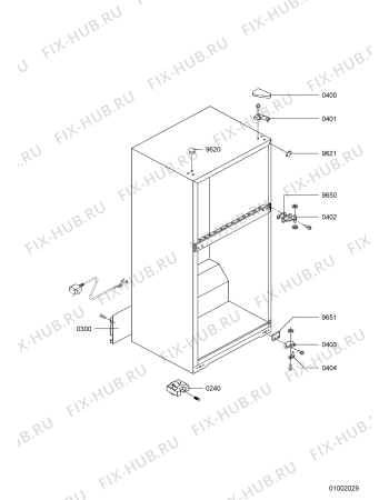 Схема №2 WTM 560 с изображением Шарнир для холодильника Whirlpool 480132100833
