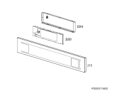 Схема №1 BS1836680M с изображением Панель для электропечи Aeg 5619091092