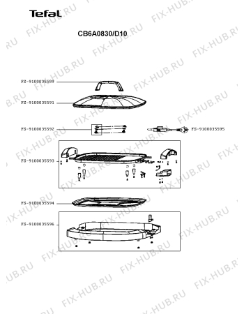 Схема №1 CB6A0830/D10 с изображением Выпрямитель для гриля Tefal FS-9100035595