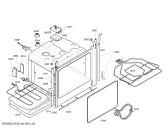 Схема №1 HBN78R750S с изображением Фронтальное стекло для духового шкафа Bosch 00474378