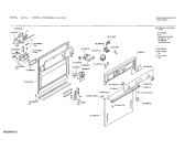 Схема №3 0730302560 GS215W с изображением Панель для посудомоечной машины Bosch 00113794