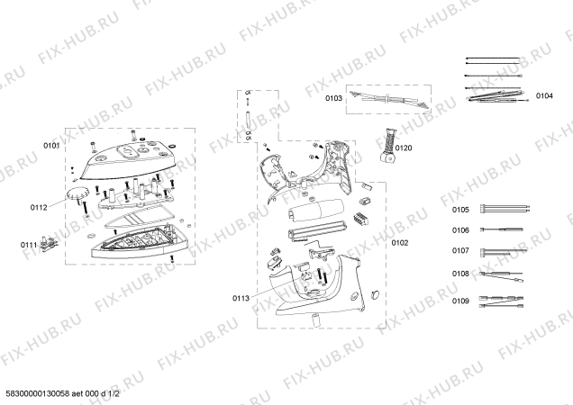 Схема №2 TDS1526 sensixx B15L с изображением Переключатель для электропарогенератора Bosch 00611307