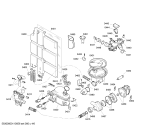 Схема №3 SF5GNE2 с изображением Передняя панель для посудомойки Bosch 00443030
