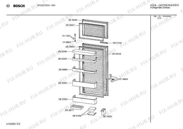 Схема №1 KIV2270 с изображением Дверь для холодильника Siemens 00209446