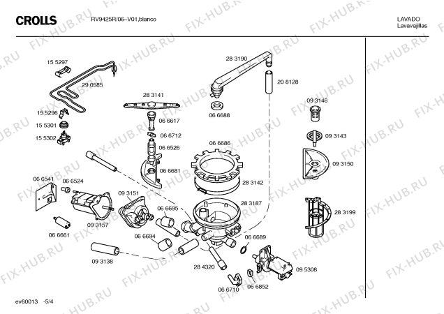 Схема №1 DRS300R с изображением Кабель для посудомойки Bosch 00288078