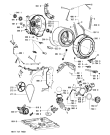 Схема №1 AWM 1005 с изображением Электропроводка для стиралки Whirlpool 480111101587