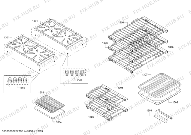 Схема №2 PRD486NLHC с изображением Шарнир для духового шкафа Bosch 00748710