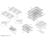 Схема №2 PRD484NCHU Thermador с изображением Коллектор для плиты (духовки) Bosch 00713797