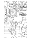Схема №2 C 310 BR с изображением Панель для электропосудомоечной машины Whirlpool 481244019457