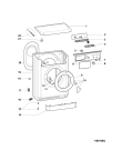 Схема №1 IWSC61051CECOEU (F082434) с изображением Декоративная панель для стиральной машины Indesit C00298876